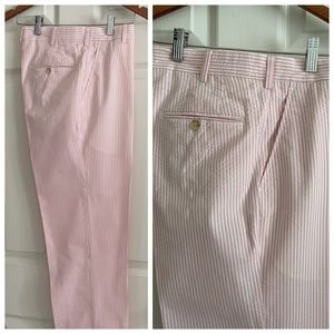 Berle. Men’s Seersucker Pants.